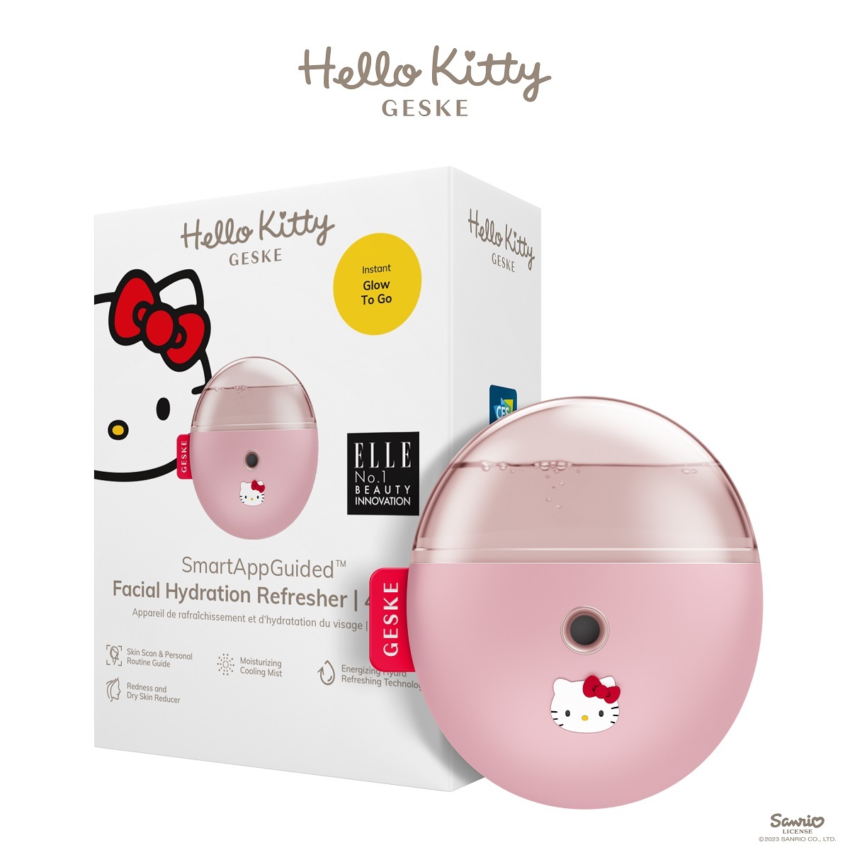 GESKE x Hello Kitty SmartAppGuided Facial Hydration Refresher 4 in 1