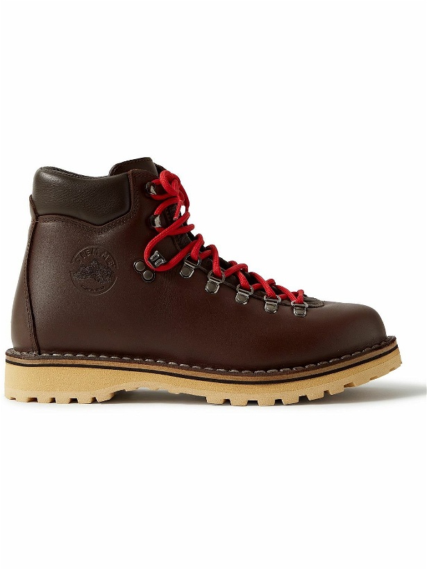 Photo: Diemme - Roccia Vet Logo-Debossed Leather Hiking Boots - Brown