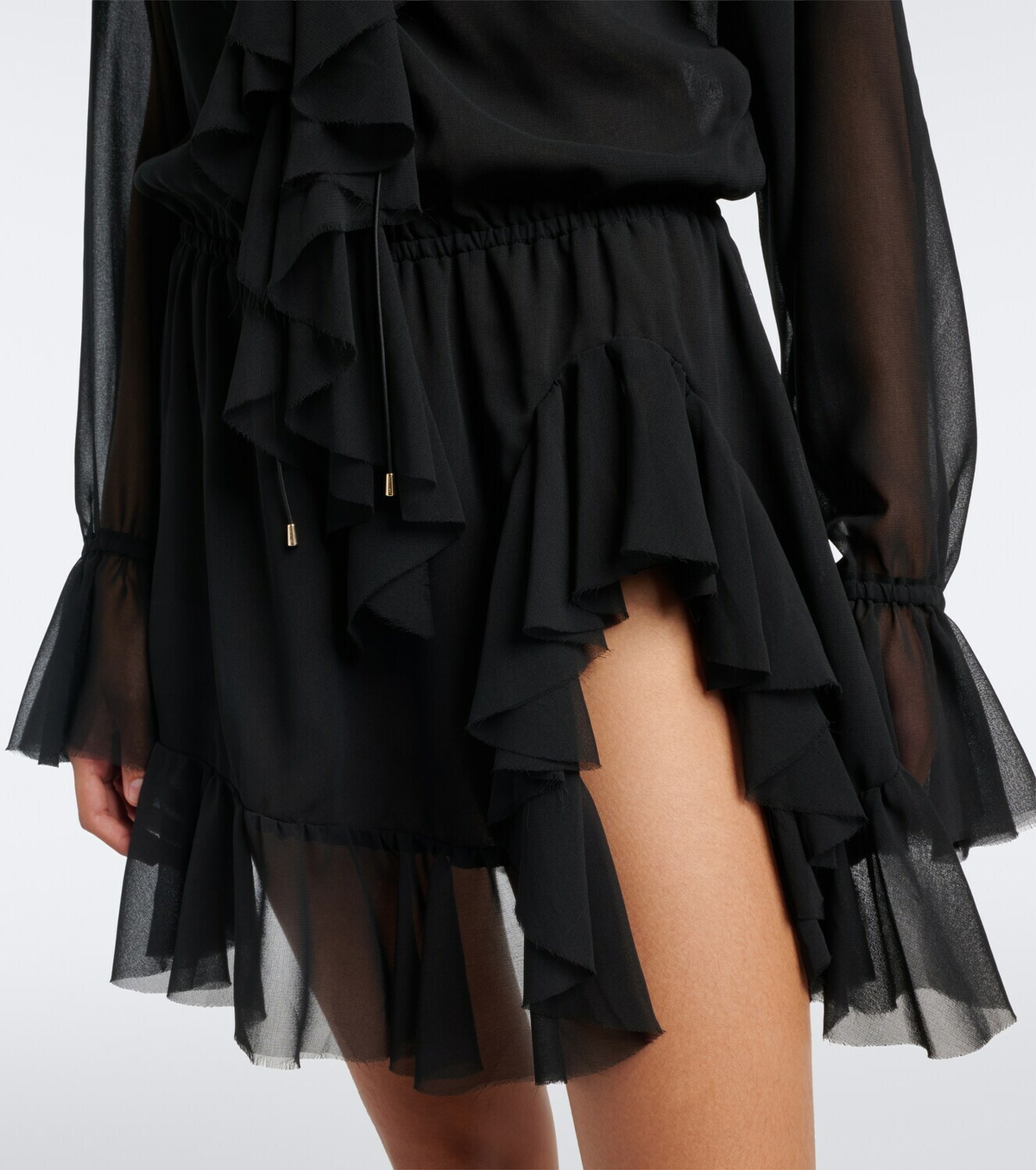 Bananhot Bellen ruffled minidress