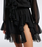 Bananhot Bellen ruffled minidress