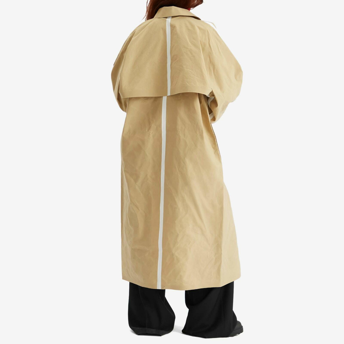 KASSL Editions Women's Inside Out Long Jacket in Beige