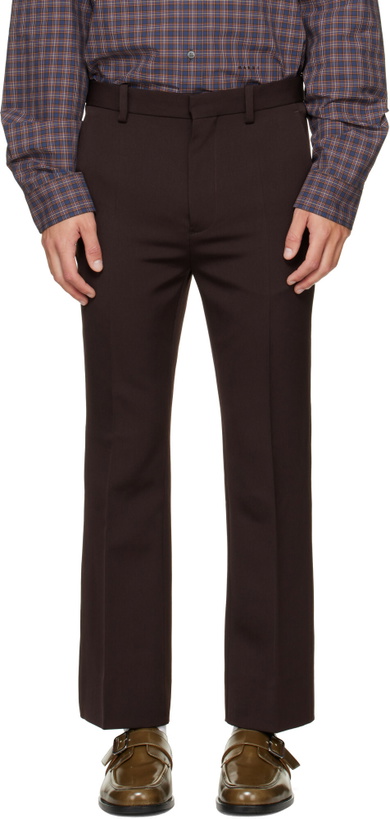 Photo: Marni Brown Regimental Wool Trousers