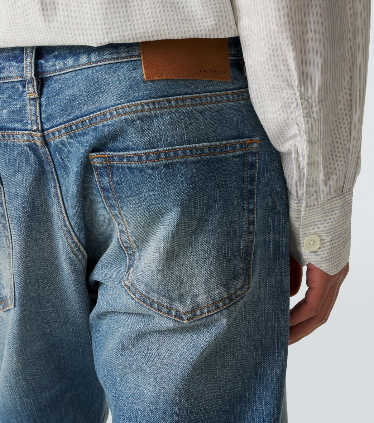 Umit Benan Kevin faded straight jeans