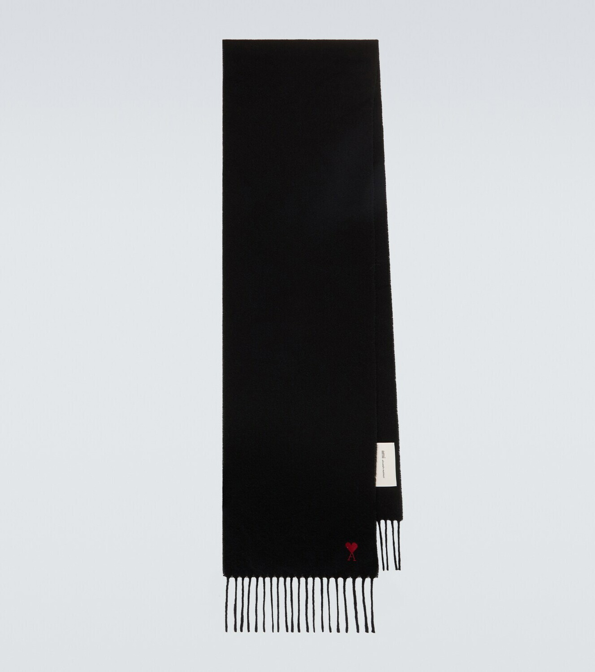 Ami Paris Ami de Cœur wool scarf
