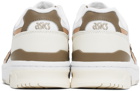 Asics White & Beige EX89 Sneakers