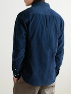 Norse Projects - Osvald Garment-Dyed Cotton-Corduroy Shirt - Blue