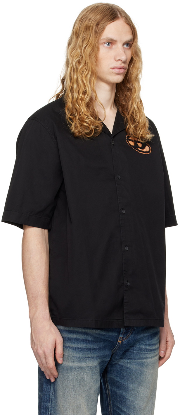 Diesel Black S-Stan-Bleach Shirt Diesel