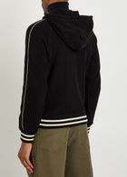 Wales Bonner Prince Hooded Cotton-blend Jumper Black
