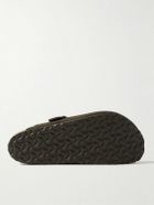 Birkenstock - Boston Shearling-Lined Suede Clogs - Brown