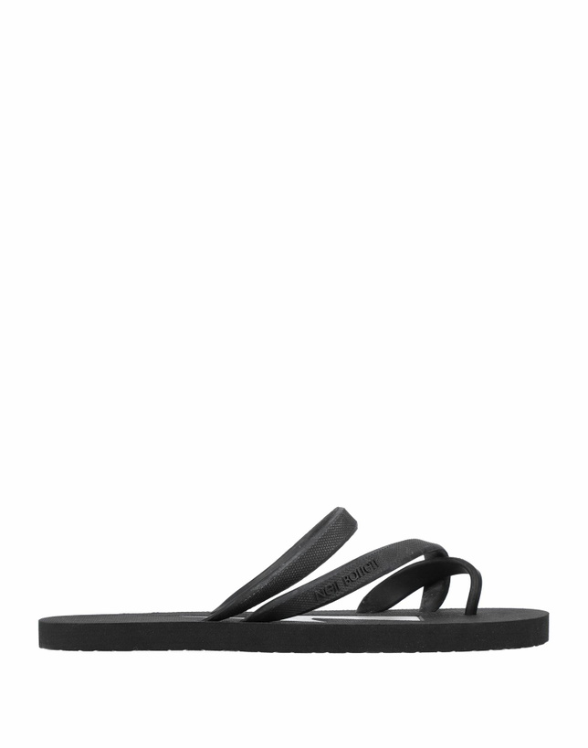Photo: Neil Barrett Womens Thong sandal in Black