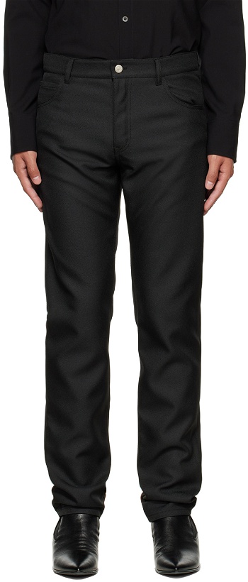 Photo: Courrèges Black Polyester Trousers