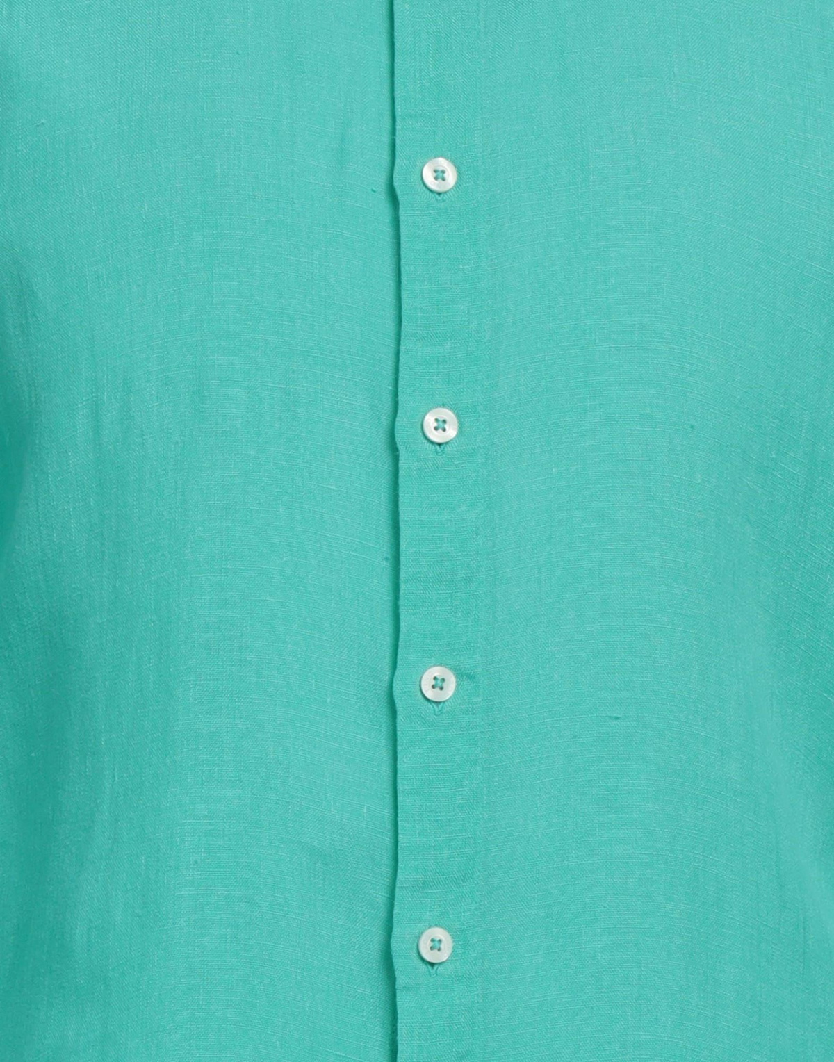 120% Lino Mens Shirt Emerald in Green