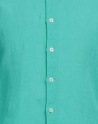120% Lino Mens Shirt Emerald in Green