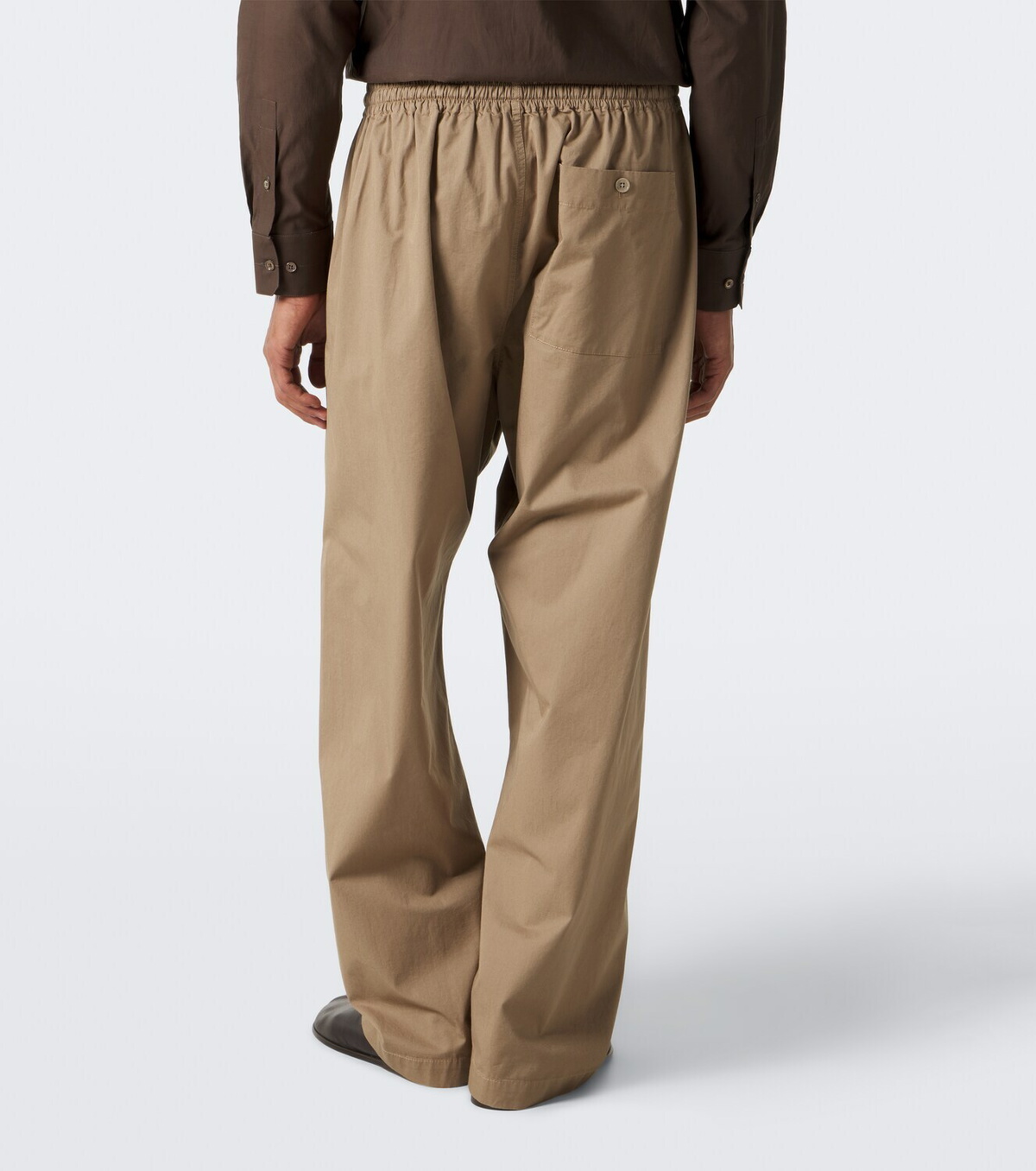 Lemaire Cotton twill wide-leg pants