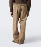 Lemaire Cotton twill wide-leg pants