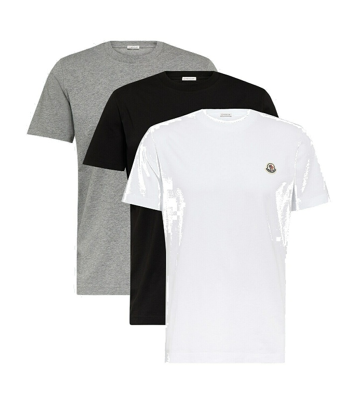 Photo: Moncler Set of 3 cotton T-shirts