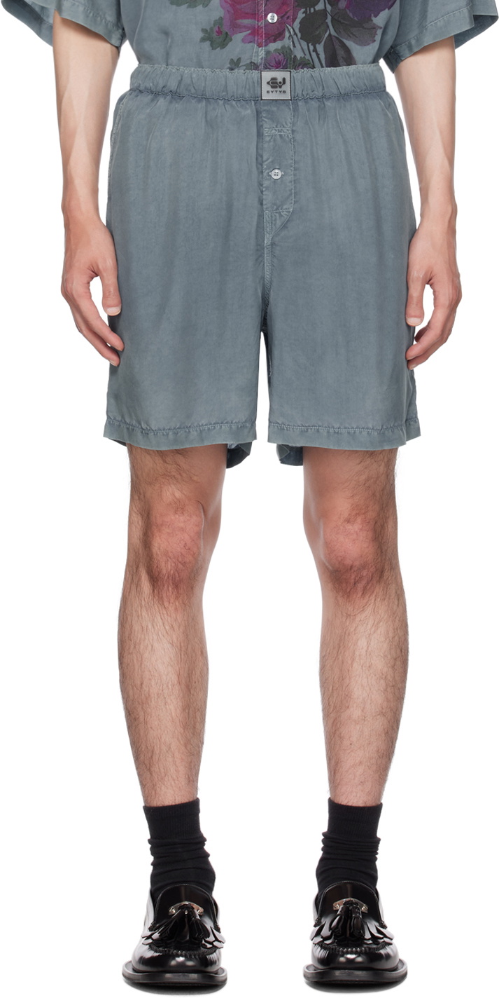 Eytys Blue Aniara Shorts