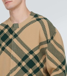 Burberry Burberry Check wool-blend cardigan