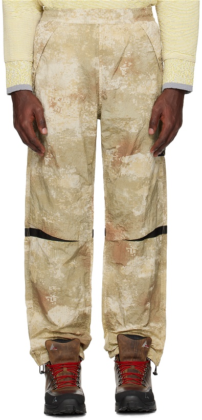 Photo: Stone Island Beige Printed Trousers