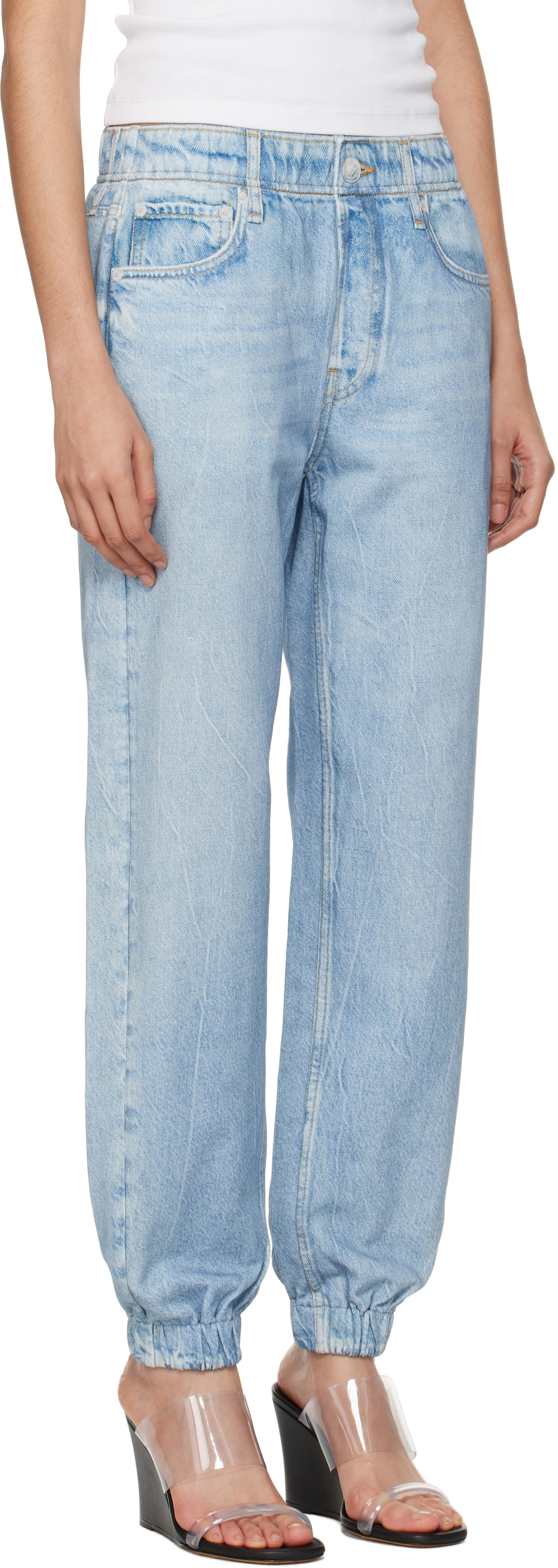 rag & bone Blue Miramar Terry Jogger Lounge Pants