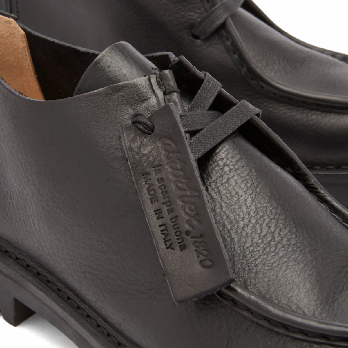 Astorflex Men's Beenflex Grain Leather Shoes in Nero
