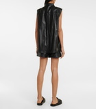 Stand Studio - Arya faux leather top