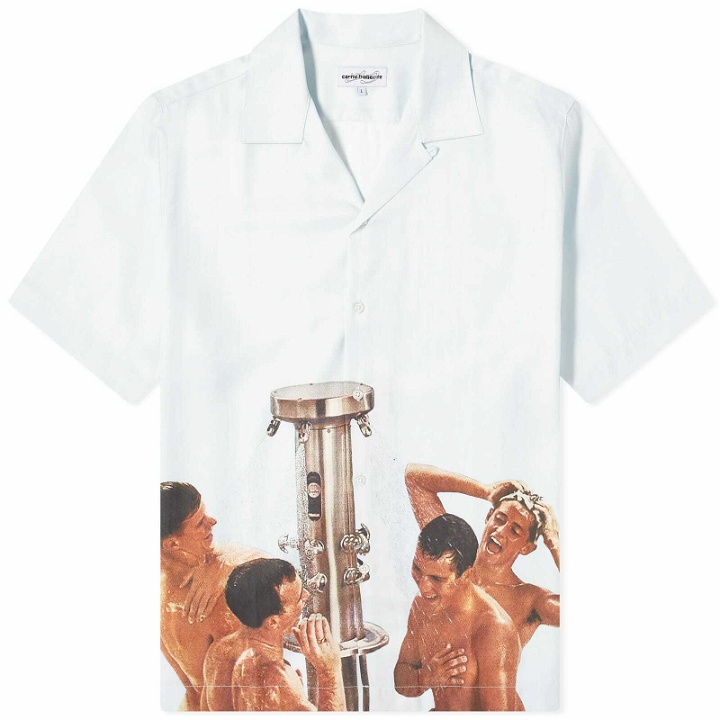 Photo: Carne Bollente Men's Rush Shower Vacation Shirt in Allover