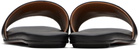 McQueen Black T-Bar Slides