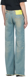 FAL-ASH Blue Washed Jeans