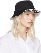 Kenzo Black & White Kenzo Paris Reversible Graphy Bucket Hat