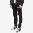 Palm Angels Men's Classic Knit Track Pant in Black/Off White