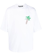 PALM ANGELS - Oversized Cotton T-shirt