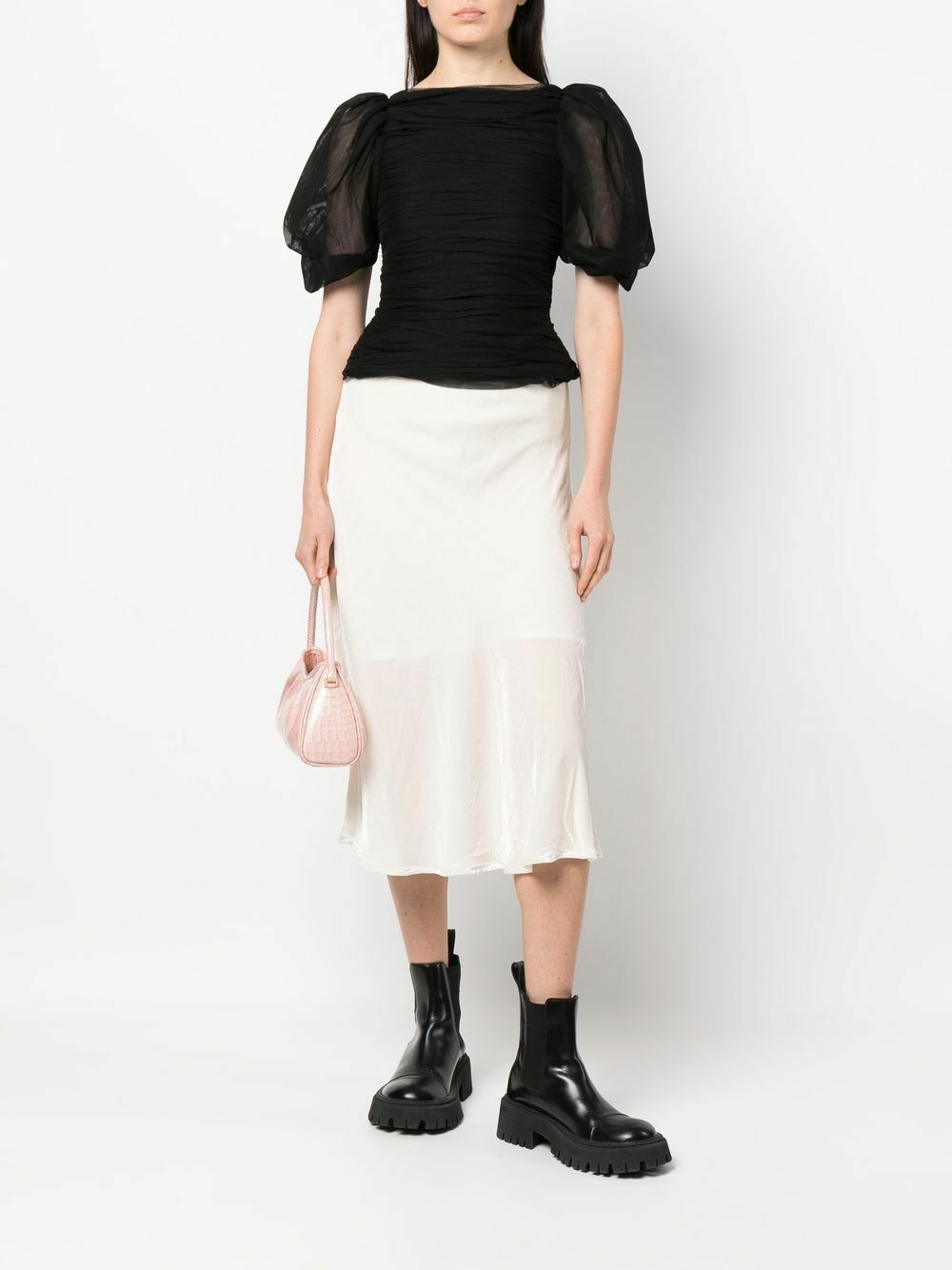 GOLDHAWK - Velvet Long Skirt
