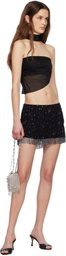 Mirror Palais Black Deity Top