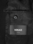 Versace - Virgin Wool Overcoat - Black