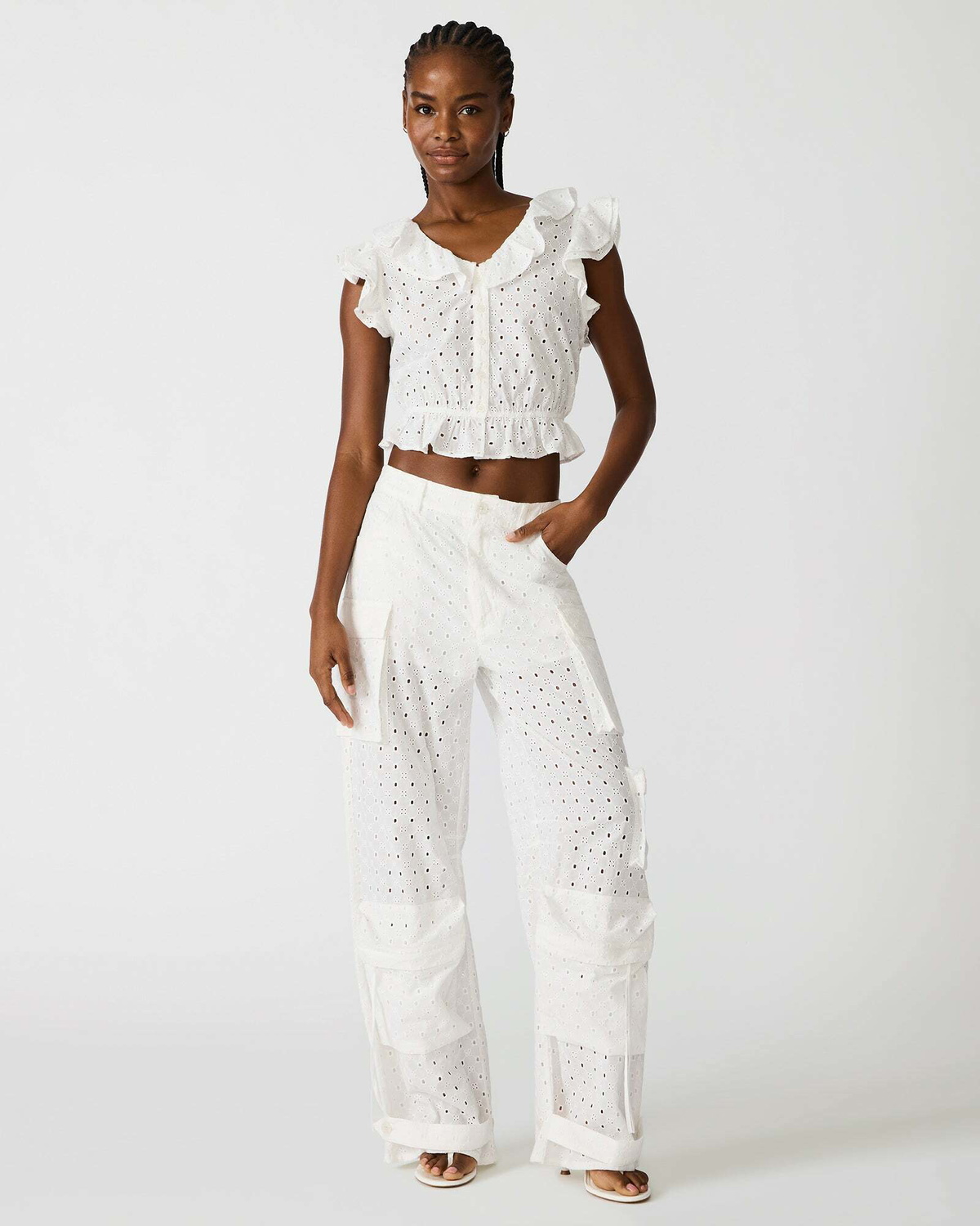 Steve Madden Mayra Top in White