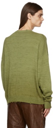 Acne Studios Green Knit Sweater
