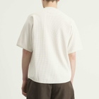 Goldwin Men's Waffle Light T-Shirt in Ivory