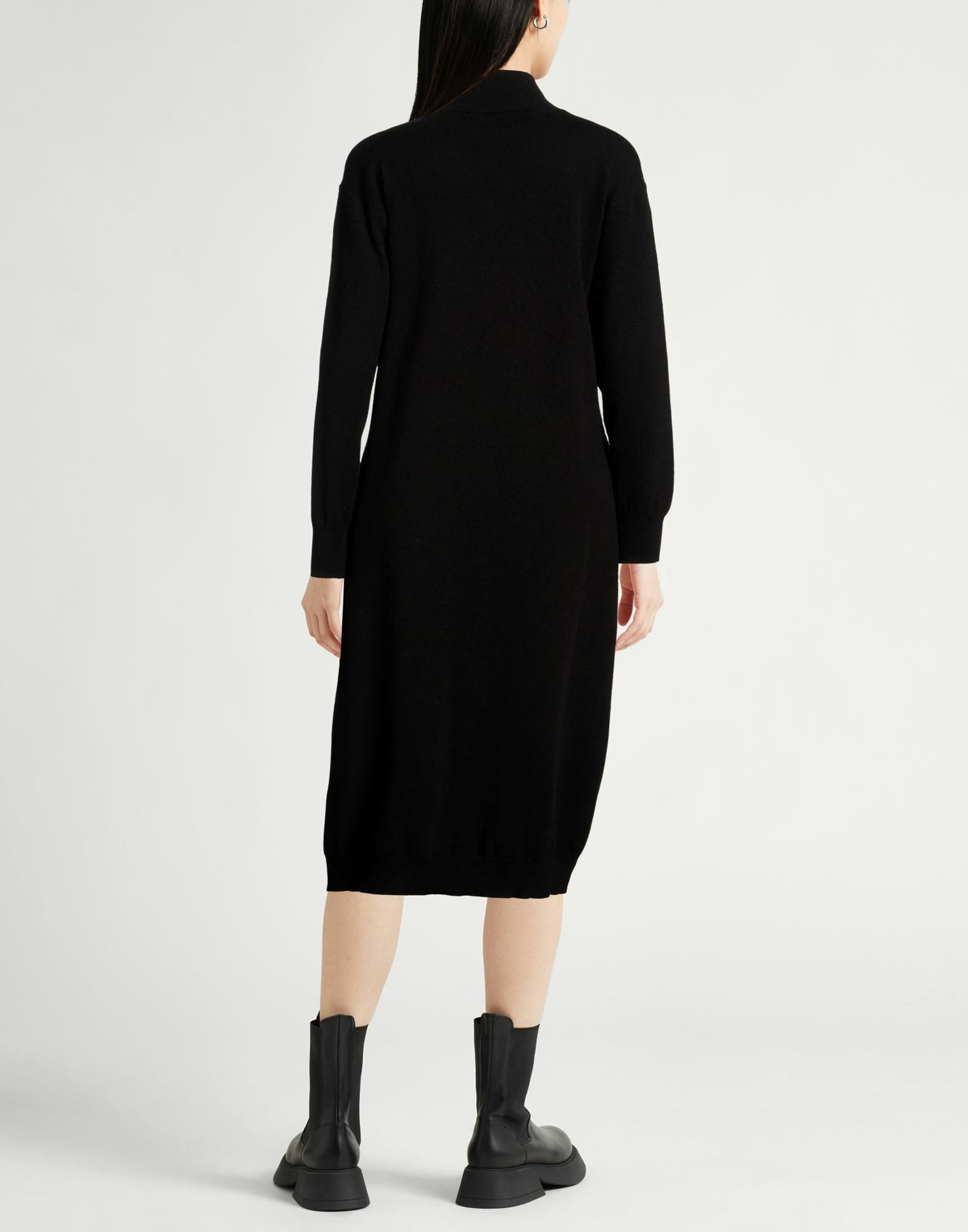 Peserico Womens Midi dress in Black