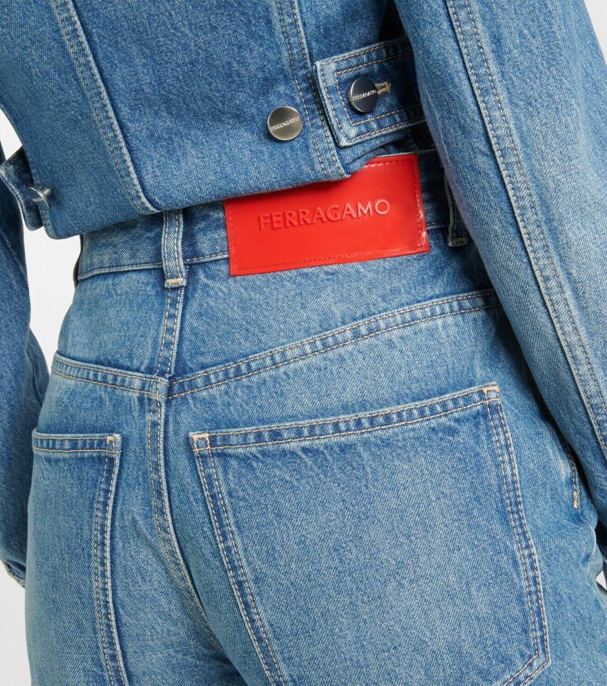 Ferragamo High-rise straight jeans Salvatore Ferragamo