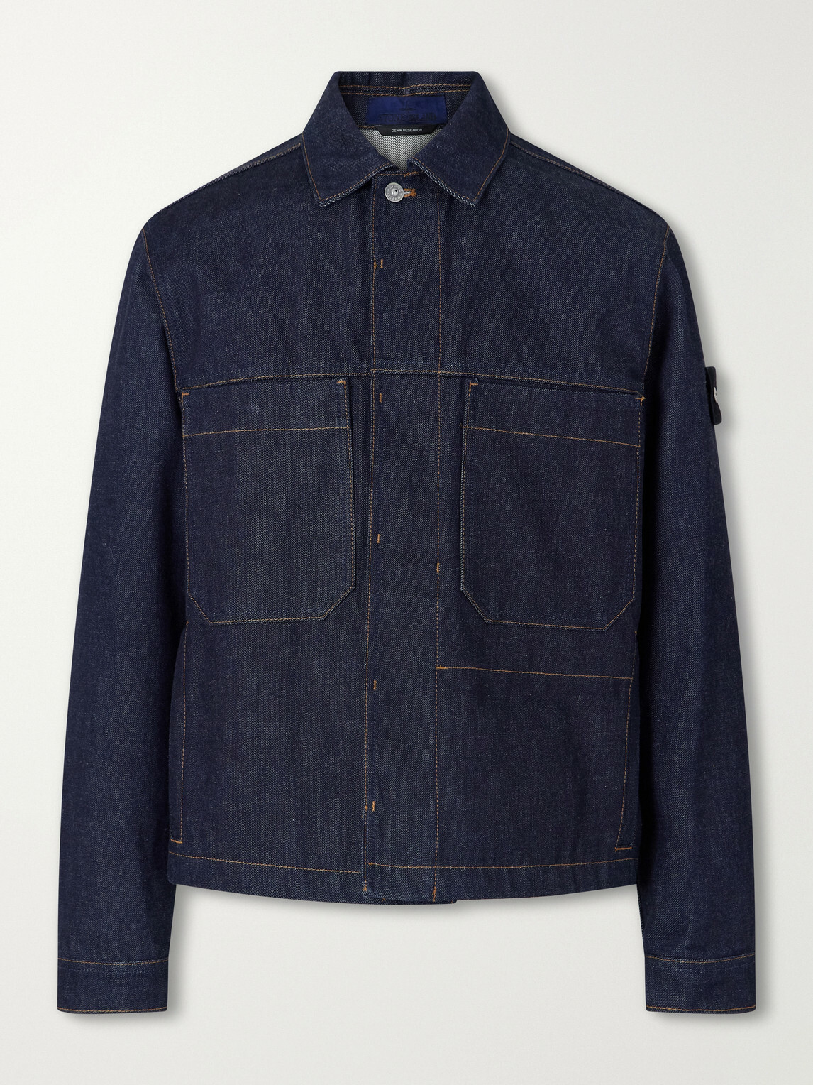 Stone Island - STONE ISLAND DENIM Indigo Raw Jacket - Blue