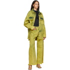 Marques Almeida Yellow Denim Over Shirt Jacket