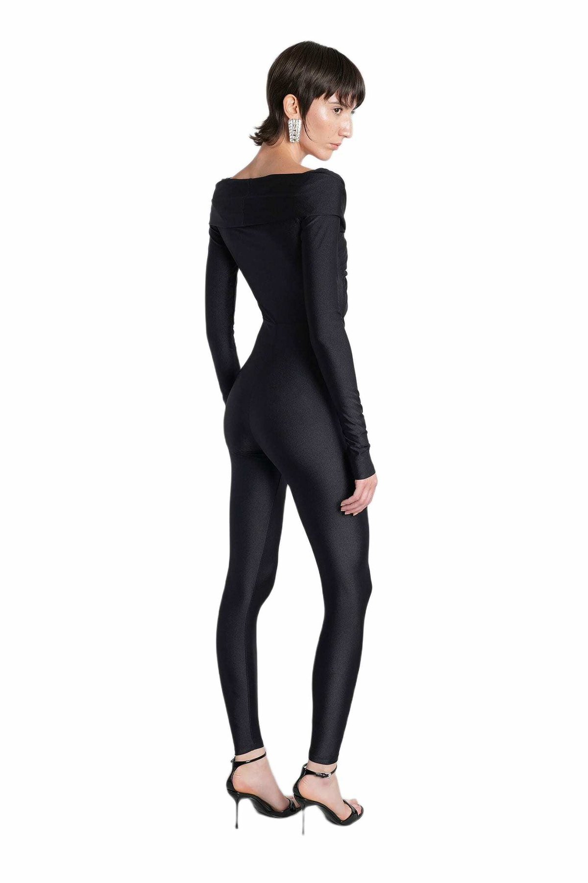The Andamane Kendall Jumpsuit In Black Polyamide
