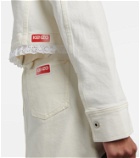 Kenzo - Frill-trimmed denim jacket