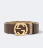 Gucci GG canvas reversible belt