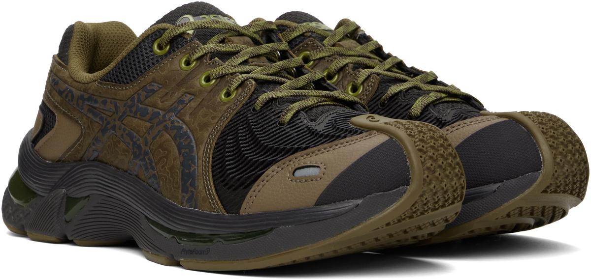 Kiko Kostadinov Brown & Black Asics Edition GEL-KIRIL III Sneakers 