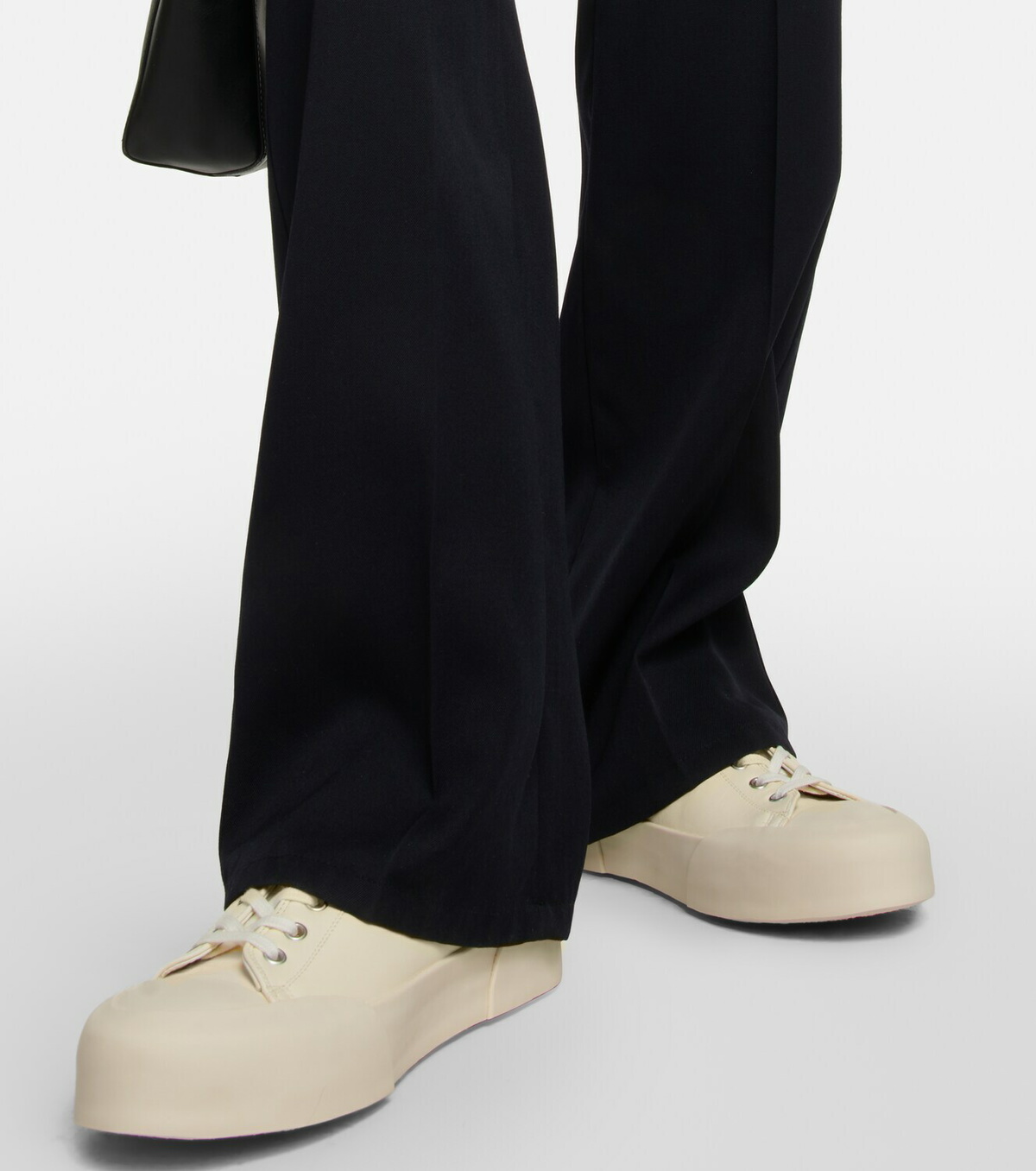 スニーカー JIL SANDER Leather high-top sneakers Jil Sander Leather high-top sneakers Jil Sander