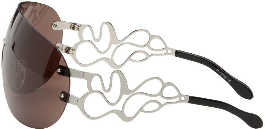 VAILLANT Silver & Brown TD Kent Edition Piscine Sunglasses