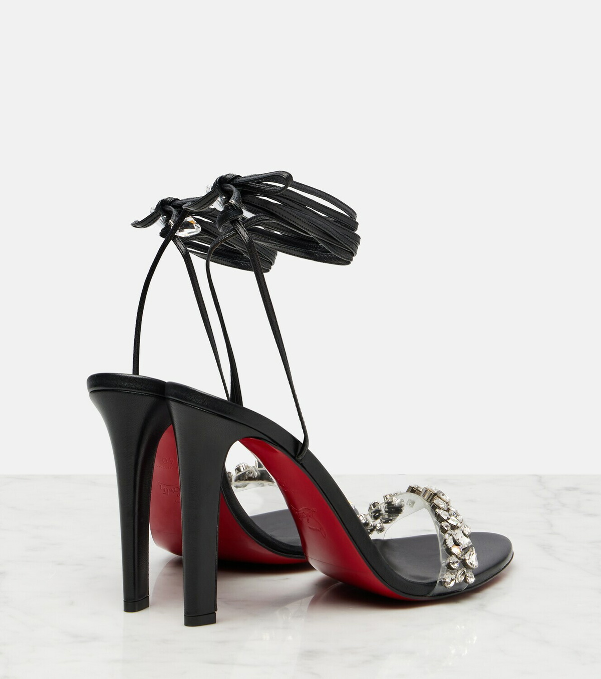 Christian Louboutin Fanny Jolly embellished leather sandals