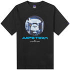 Men's AAPE Team Moon Head T-Shirt in Black